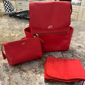 FP diaper bag, changing mat, & wristlet